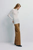 Halley Turtleneck Knit Top Ivory