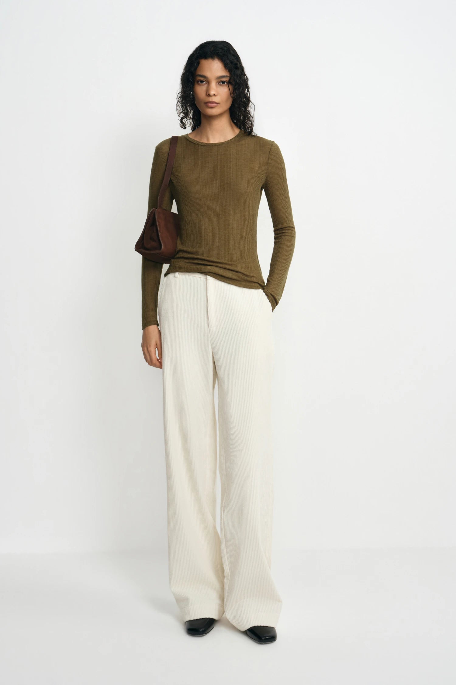 Talia Wide Leg Corduroy Pant