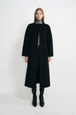 Astoria Collarless Midi Coat