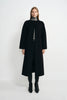 Astoria Collarless Midi Coat