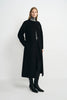 Astoria Collarless Midi Coat