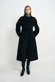 Astoria Collarless Midi Coat