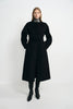 Astoria Collarless Midi Coat