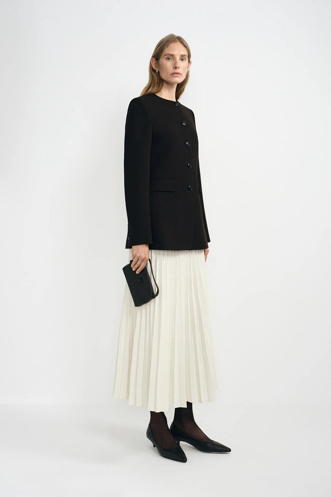 Delphia Collarless Jacket