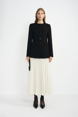 Delphia Collarless Jacket