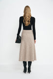 Cressida Bias-Cut Swing Skirt