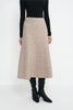 Cressida Bias-Cut Swing Skirt