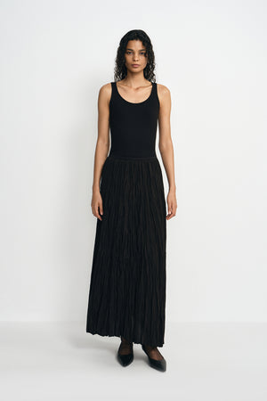 Evie Crinkled Maxi Skirt