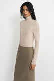 Maelis Ribbed Turtleneck Top