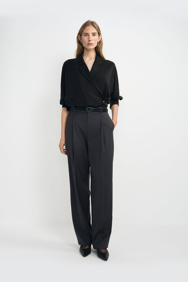Maella Pleat Front Tailored Pant