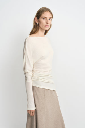 Azelie Drapey Dolman Slv Top