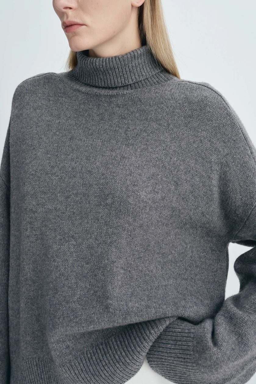 Adele Wool & Cashmere Sweater H.Grey