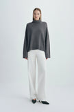 Adele Wool & Cashmere Sweater H.Grey