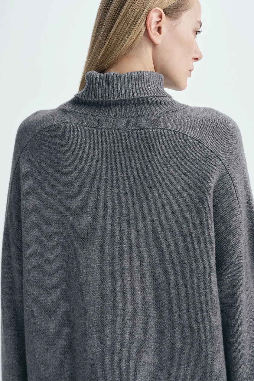 Adele Wool & Cashmere Sweater H.Grey