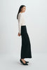 Desy Zip Slit Pencil Skirt Black