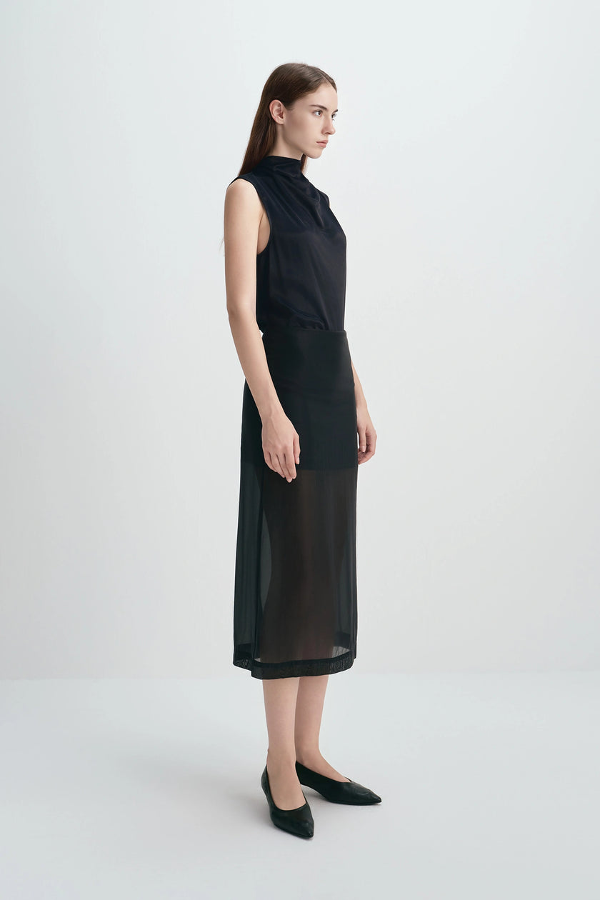 Millen Organza Skirt Black