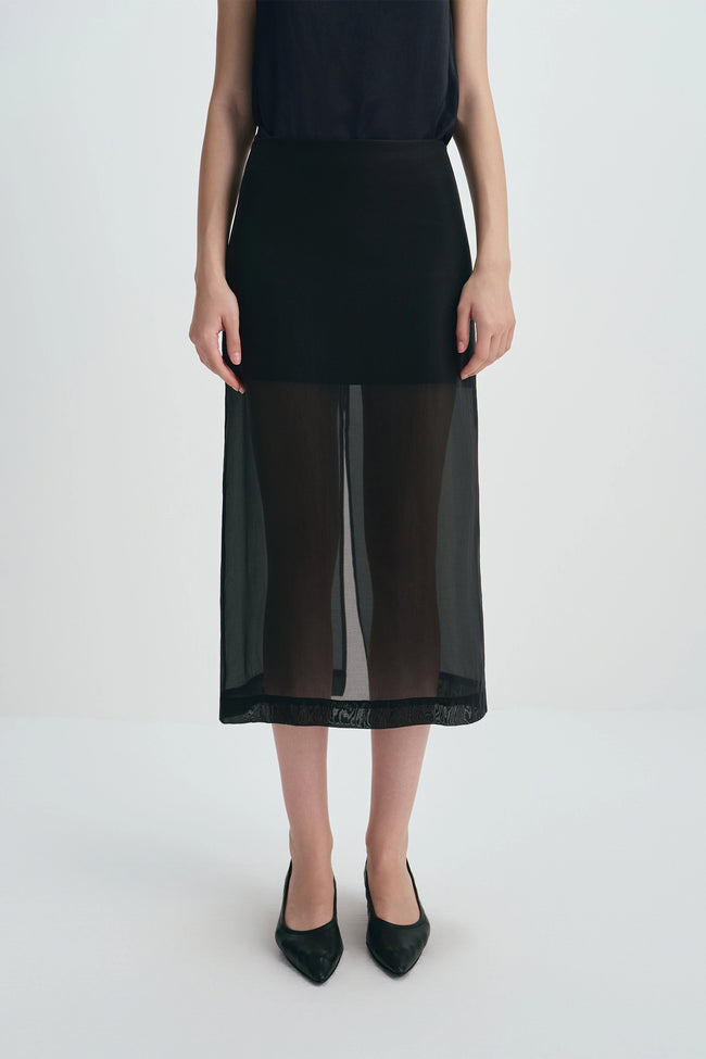Millen Organza Skirt Black