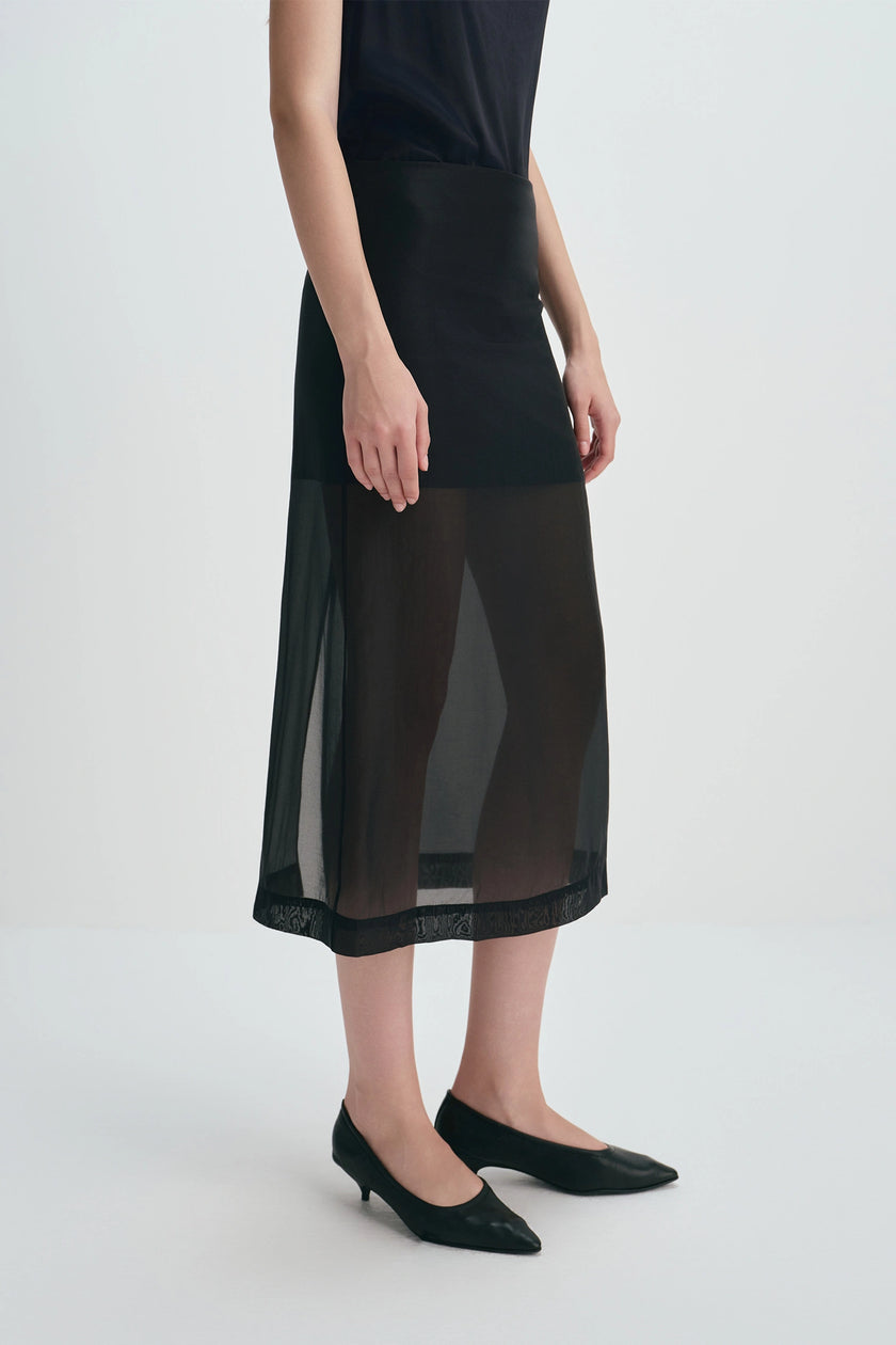 Millen Organza Skirt Black