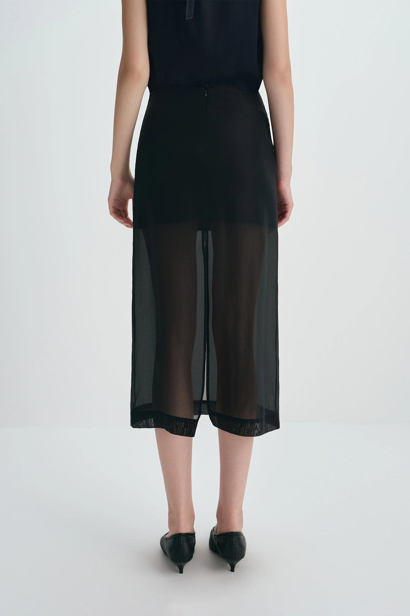 Millen Organza Skirt Black