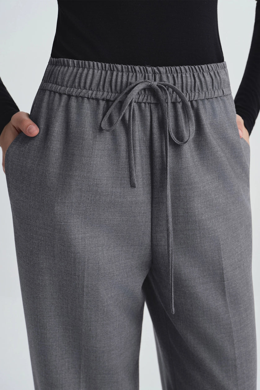 Arlin Drawstring Pant H.Grey