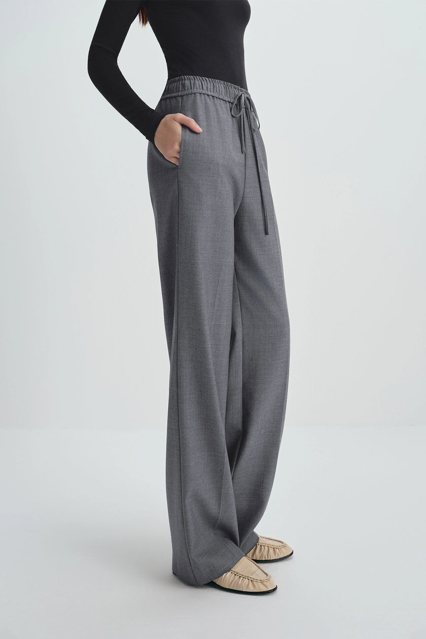 Arlin Drawstring Pant H.Grey