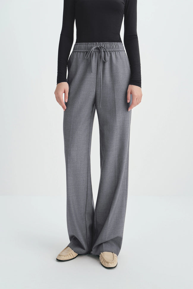 Arlin Drawstring Pant H.Grey