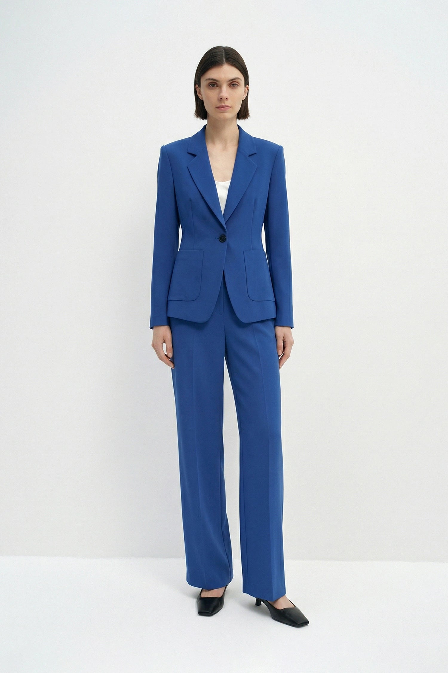 North Side Zip Wide Leg Pant-Harbour