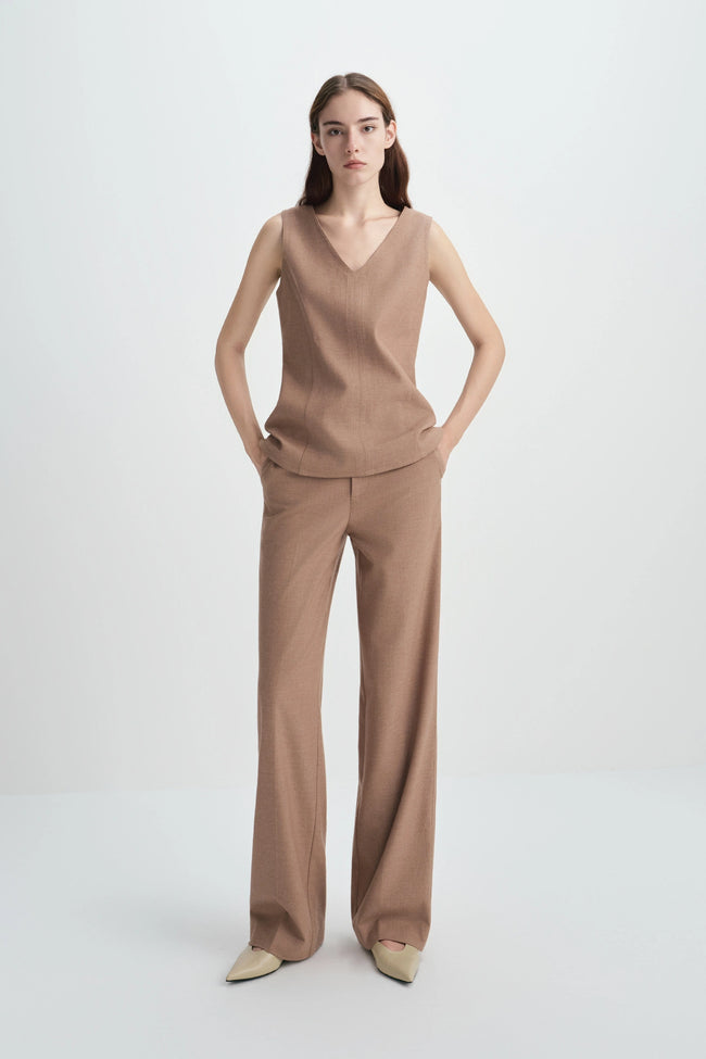 Jesi Wide Belt Loop Pant Oak