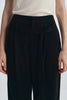Miles Tie Belt Wide Leg Pant Black