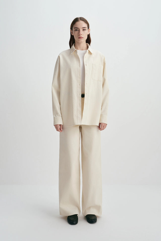 Roy 5-Pocket Cord Pant Cannoli Cream