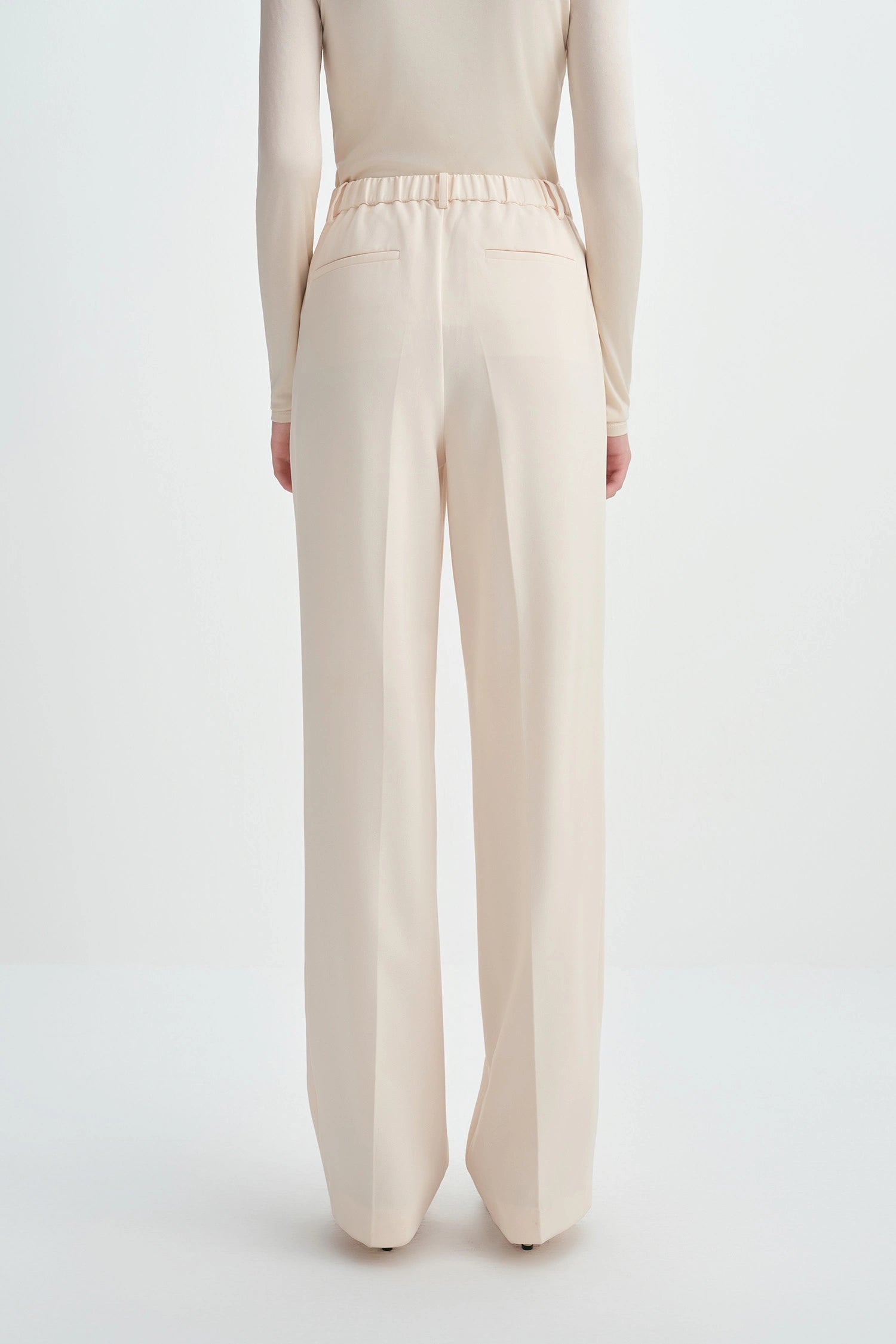 Kemi Pleated Waist Pant Buttercream