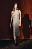 Jiselle Sequins Dress Champagne Gradation