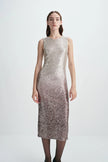 Jiselle Sequins Dress Champagne Gradation