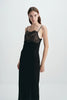 Jovienne Lace Top Dress Black