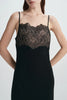 Jovienne Lace Top Dress Black