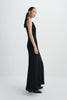 Blanche Lace Trim Dress Black
