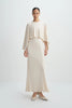 Jewell Caped Top Dress Crème