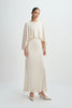 Jewell Caped Top Dress Crème