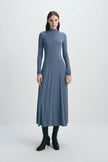Wylie Mock Neck Dress Harbour