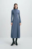 Wylie Mock Neck Dress Harbour