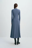 Wylie Mock Neck Dress Harbour
