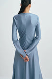 Agni Buttoned Sleeve Dress Harbour
