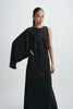 Ardea Cape Shoulder Dress Black