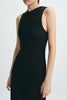 Jo Shirred Center Back Dress Black