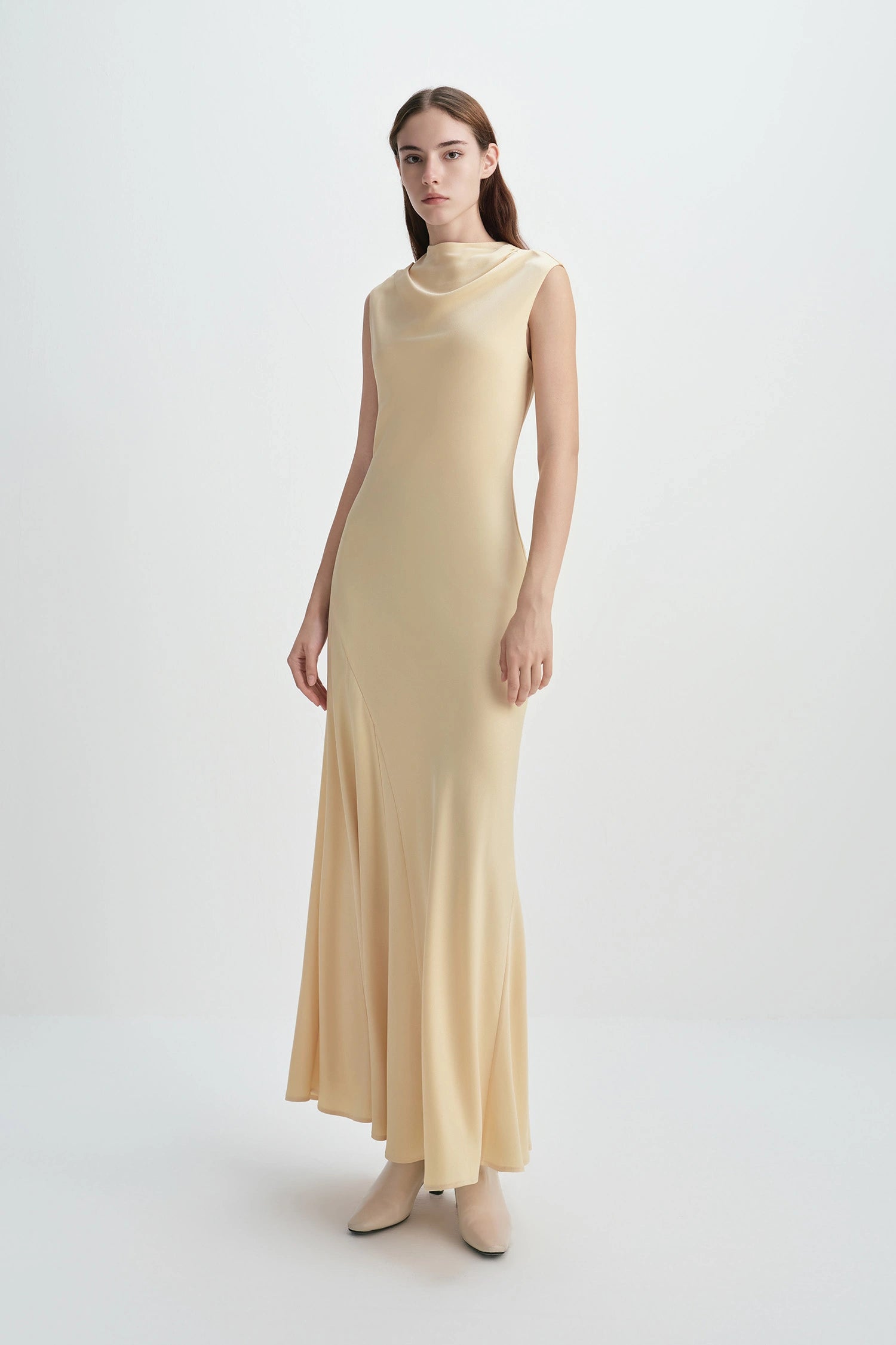 Colette Maxi Dress Pastel Yellow
