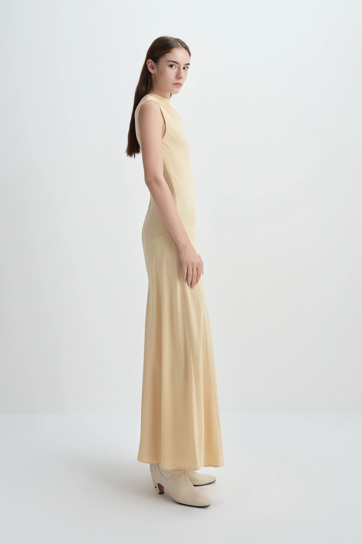 Colette Maxi Dress Pastel Yellow