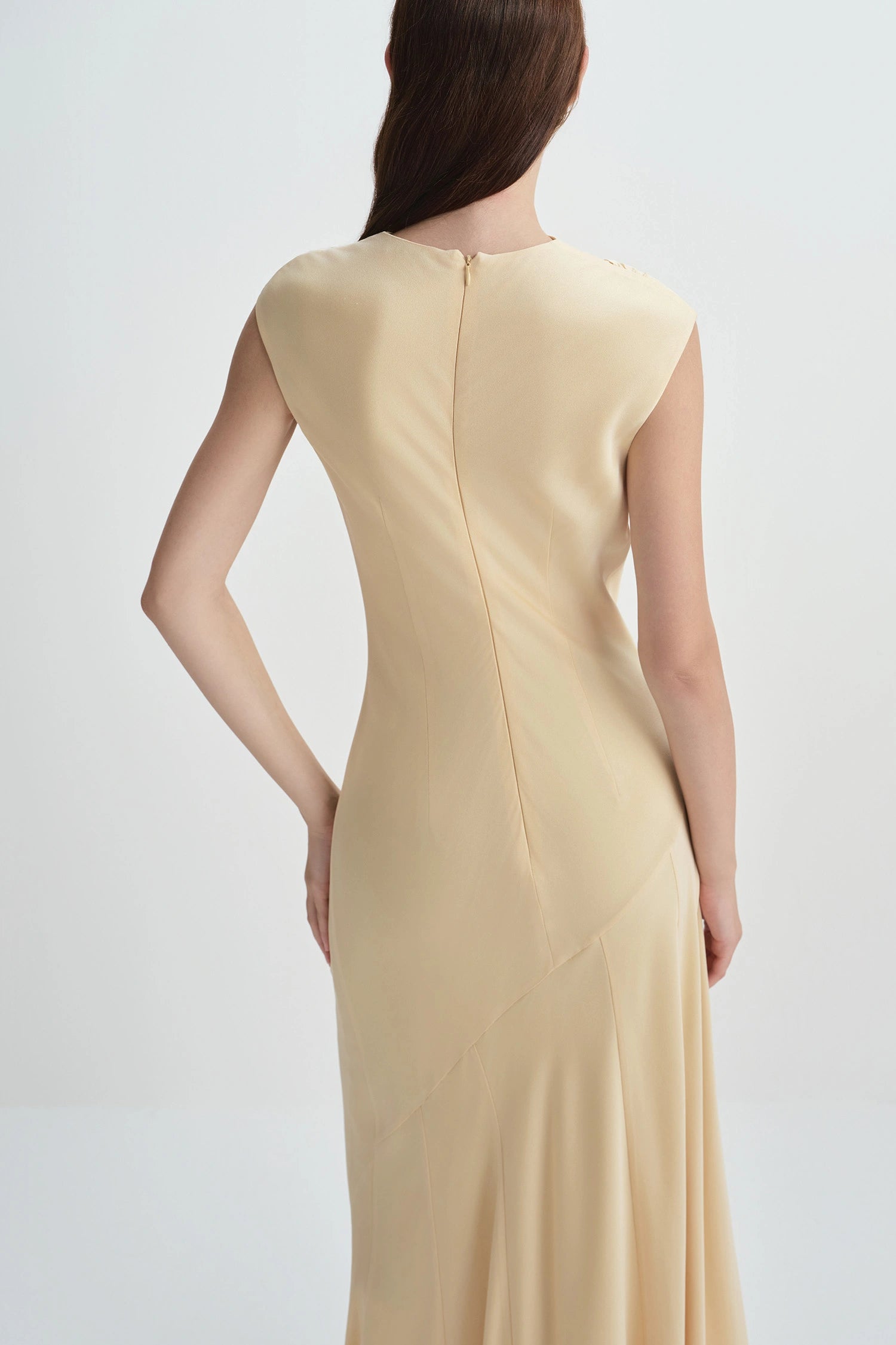Colette Maxi Dress Pastel Yellow