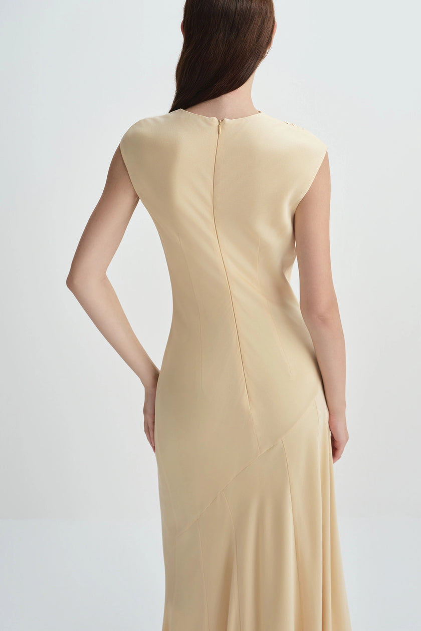 Colette Maxi Dress Pastel Yellow