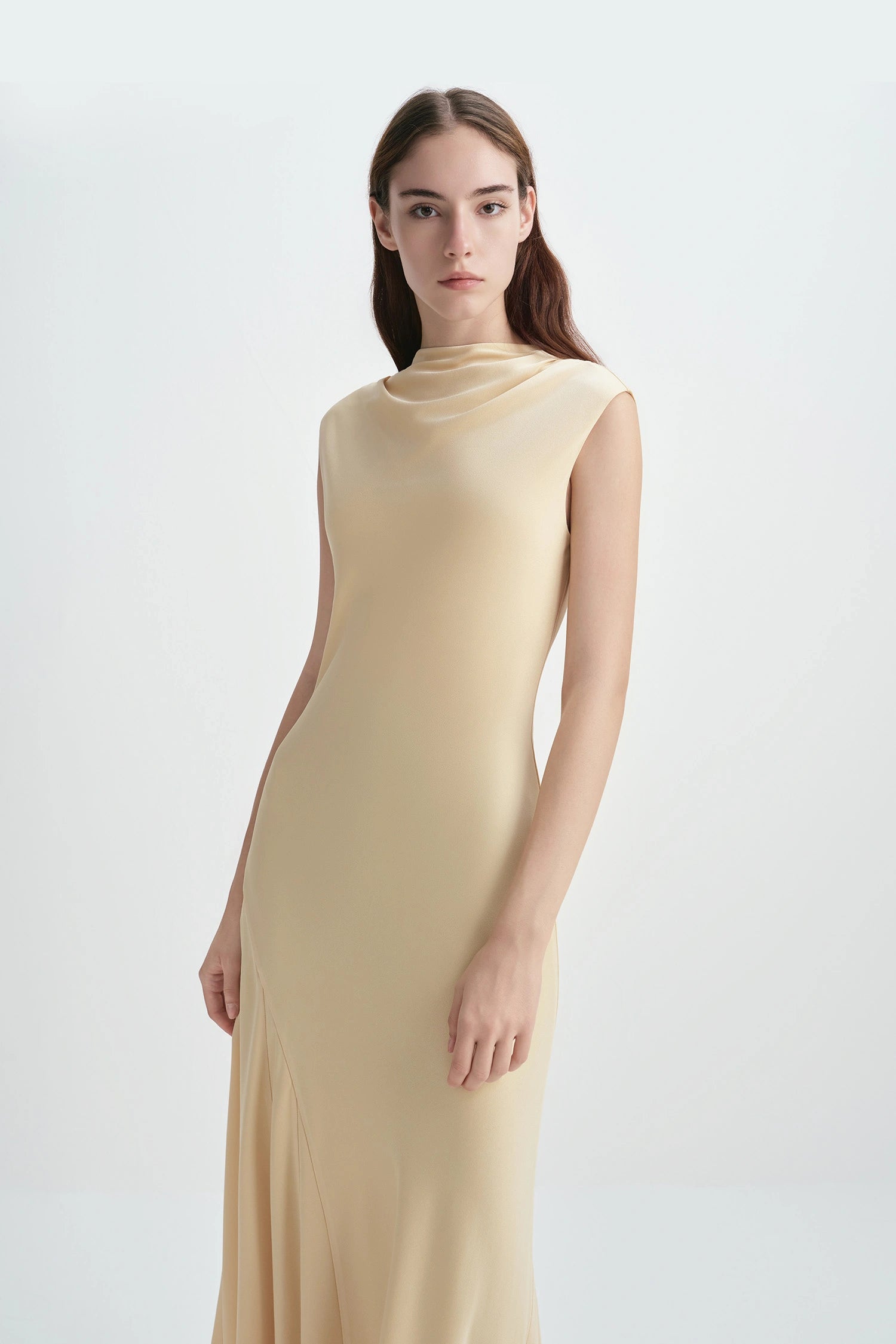 Colette Maxi Dress Pastel Yellow