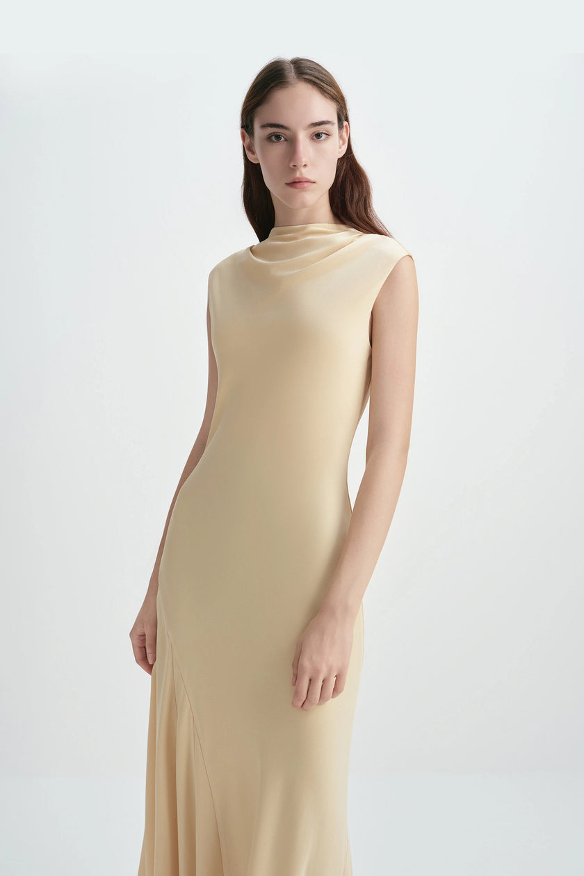 Colette Maxi Dress Pastel Yellow